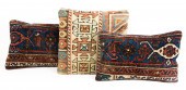 (LOT OF 3)ANTIQUE CARPET FRAGM
