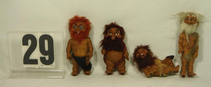 Lot of 4 Aboriginals, vintage