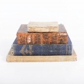 LOT OF 4 ANTIQUE BOOKS: CHRONO
