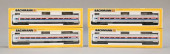 LOT OF 4 BACHMANN AMTRAK METRO