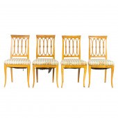 (LOT OF 4) BIEDERMEIER DINING