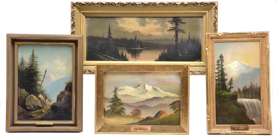 LOT OF 4 CALIFORNIA MOUNTAIN