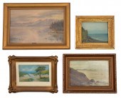 LOT OF 4 CALIFORNIA SEASCAPE P