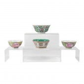 (LOT OF 4) CHINESE FAMILLE ROS