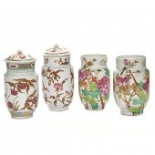 (LOT OF 4) CHINESE FAMILLE ROS