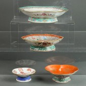 (LOT OF 4) CHINESE FAMILLE ROS