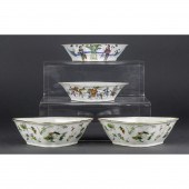 (LOT OF 4) CHINESE FAMILLE ROS