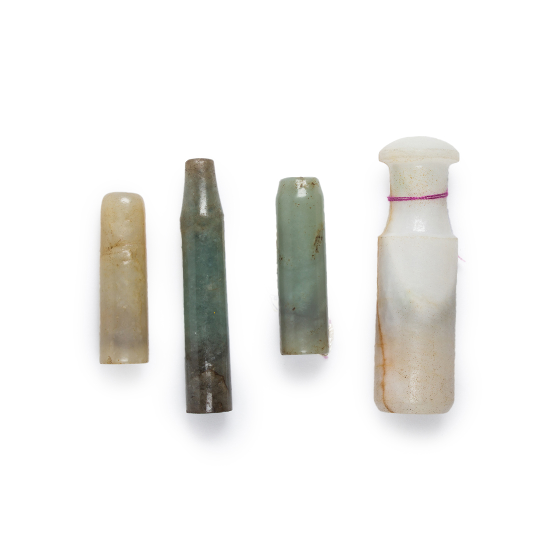 (LOT OF 4) CHINESE JADE CIGARETTE