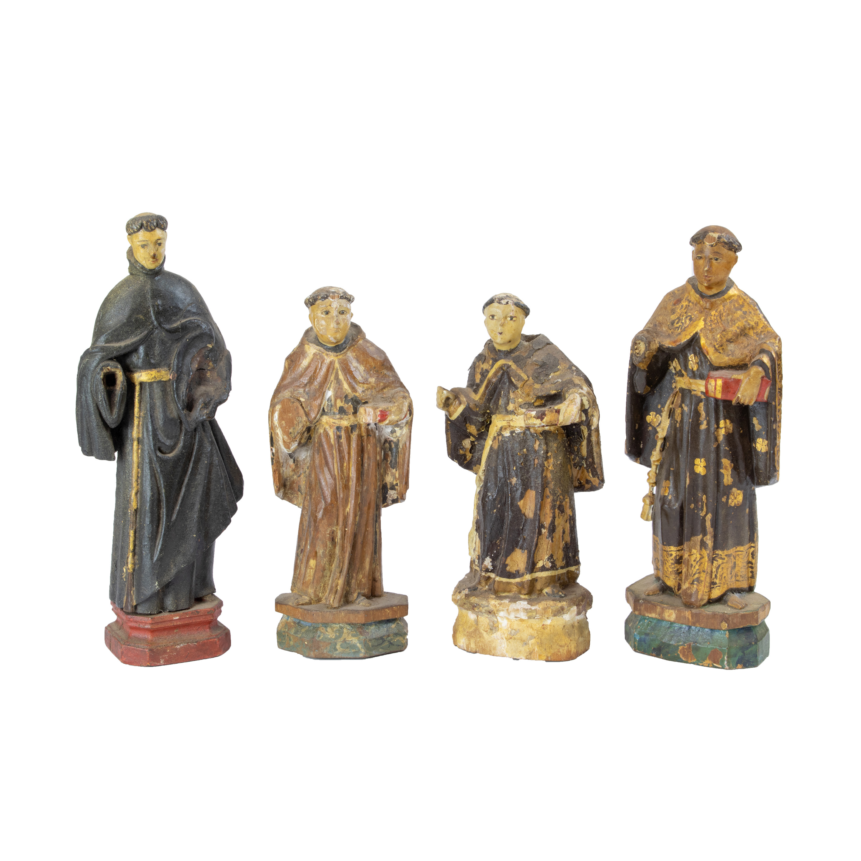 (LOT OF 4) CONTINENTAL CARVED AND
