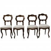(LOT OF 4) CONTINENTAL CARVED