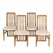 (LOT OF 4) DANISH TEAK DINING