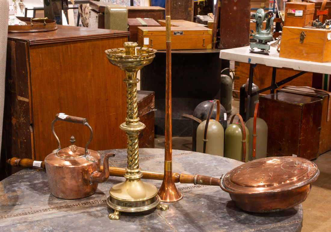 (LOT OF 4) ENGLISH COPPER OR