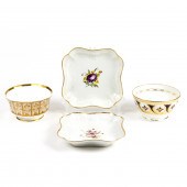 (LOT OF 4) ENGLISH PORCELAIN B
