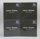 LOT OF 4 FALCON MODELS - BLUE