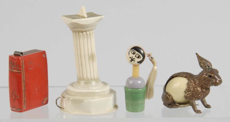 Lot of 4: Figural Tape Measures &