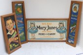 LOT OF 4 FRAMED CANDY AND GUM