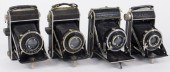 LOT OF 4 GERMAN FOLDING CAMERA