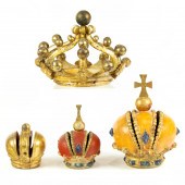 (LOT OF 4) GILTWOOD AND POLYCH