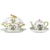 (LOT OF 4) HEREND PORCELAIN SE