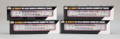 LOT OF 4 HO SCALE MODERN COMMU