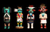 (LOT OF 4) HOPI KACHINAS: INCL