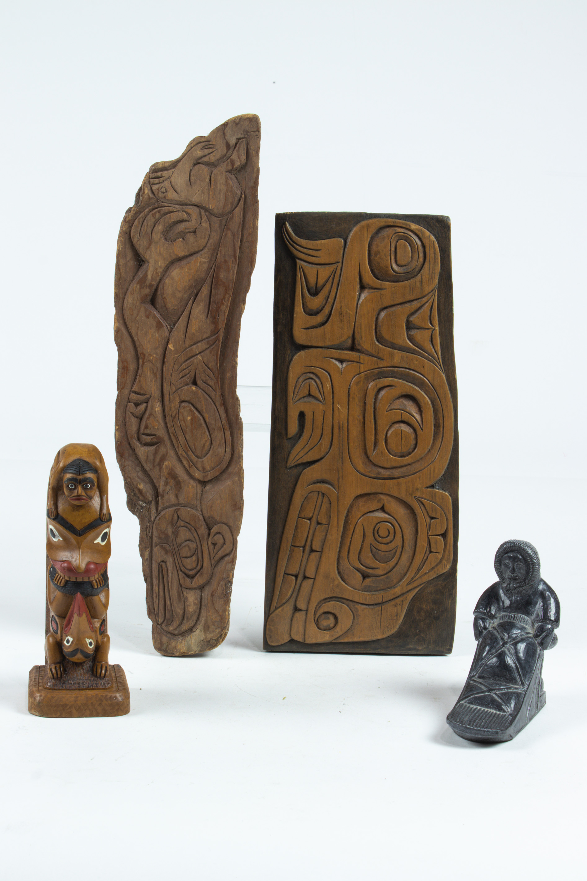 (LOT OF 4) INUIT STYLE DECORATIVE