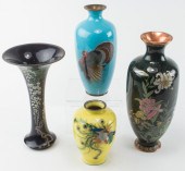 (LOT OF 4) JAPANESE CLOISONNE