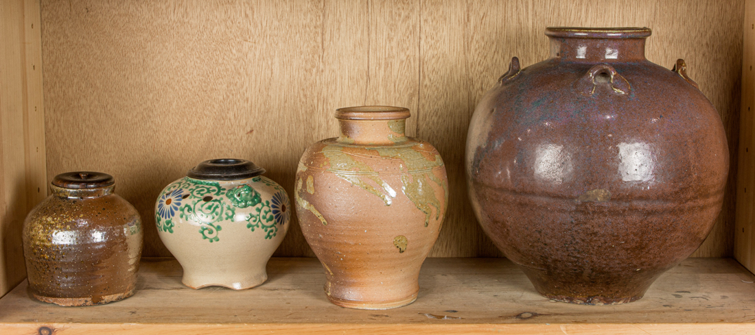 (LOT OF 4) JAPANESES STONE WARE