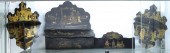 (LOT OF 4) JAPANNED AND DECALE