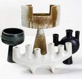 (LOT OF 4) JAPENESE ART POTTER