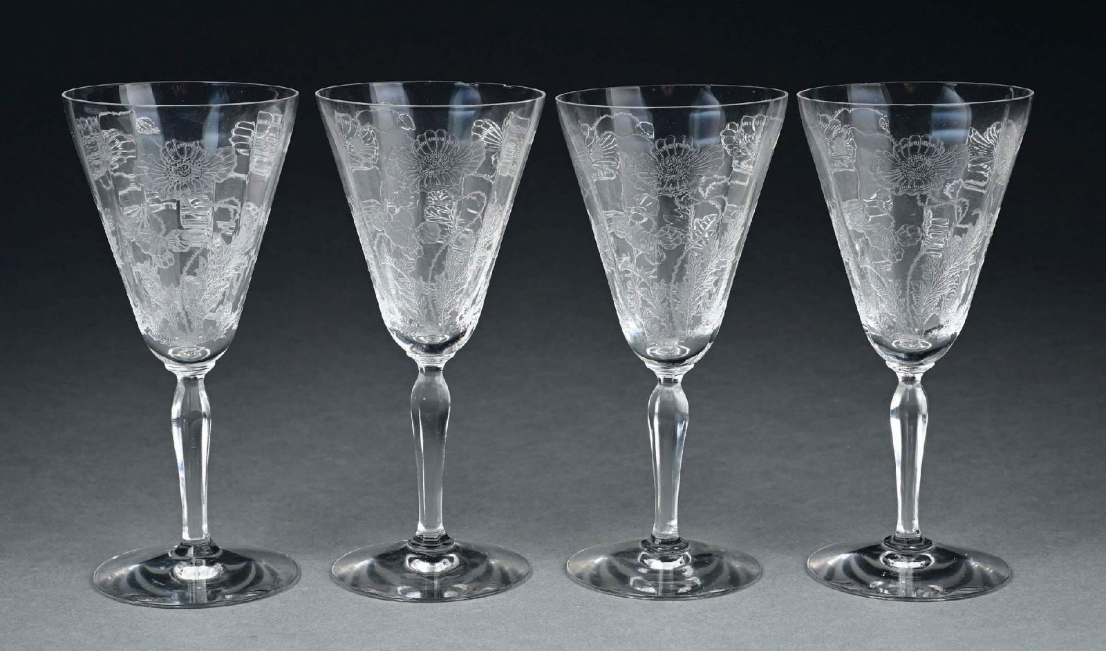 LOT OF 4: JOSEPH LOCKE FLUTED