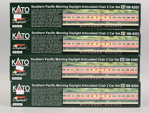 LOT OF 4 KATO 2 CAR SET -