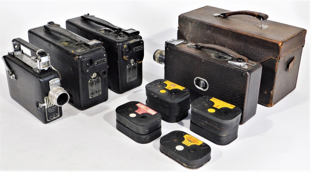 LOT OF 4 KODAK 16MM FILM CAMERAS