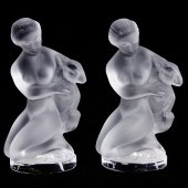 (LOT OF 4) LALIQUE FRANCE CRYS