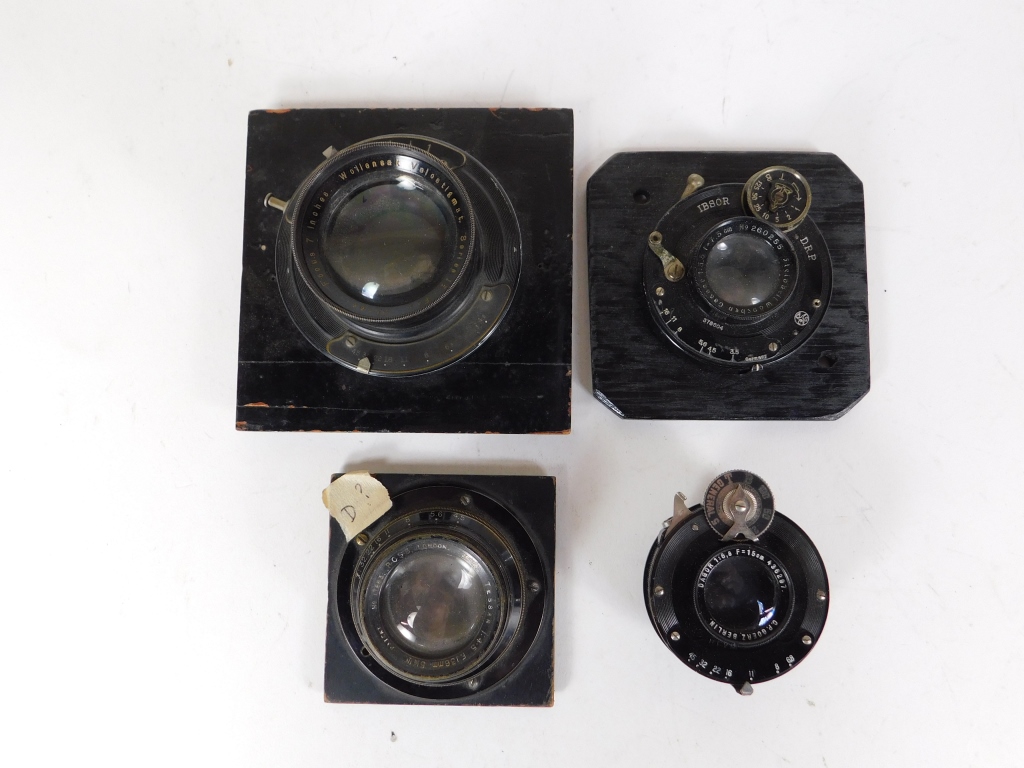 LOT OF 4 LENSES AND SHUTTERS #2 Lot