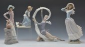 LOT OF 4 LLADRO FIGURINESLot o