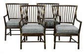 (LOT OF 4) MCGUIRE ARMCHAIR GR