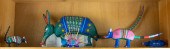 (LOT OF 4) MEXICAN OAXCAN POLY