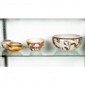 (LOT OF 4) NATIVE AMERICAN POT