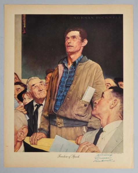 Lot of 4: Norman Rockwell