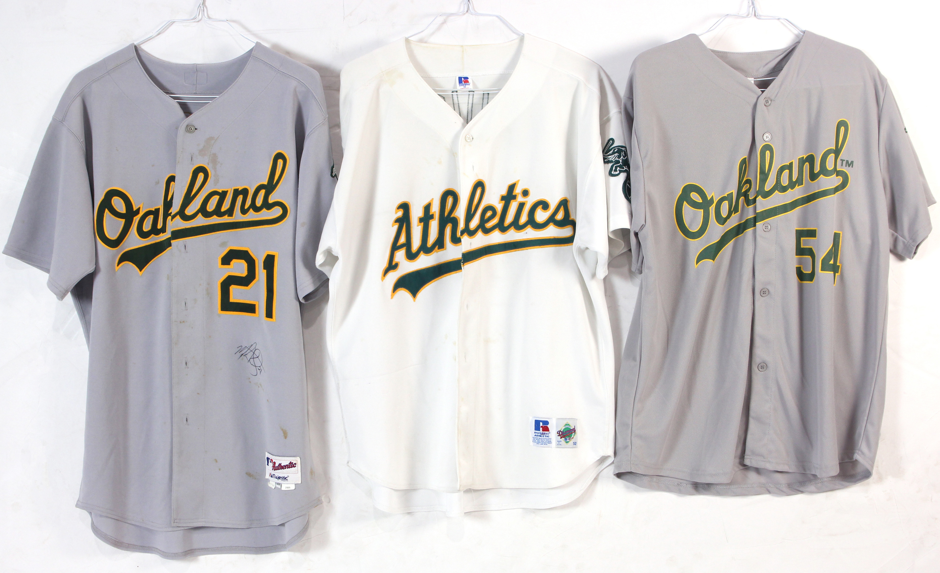 (LOT OF 4) OAKLAND ATHLETICS JERSEY