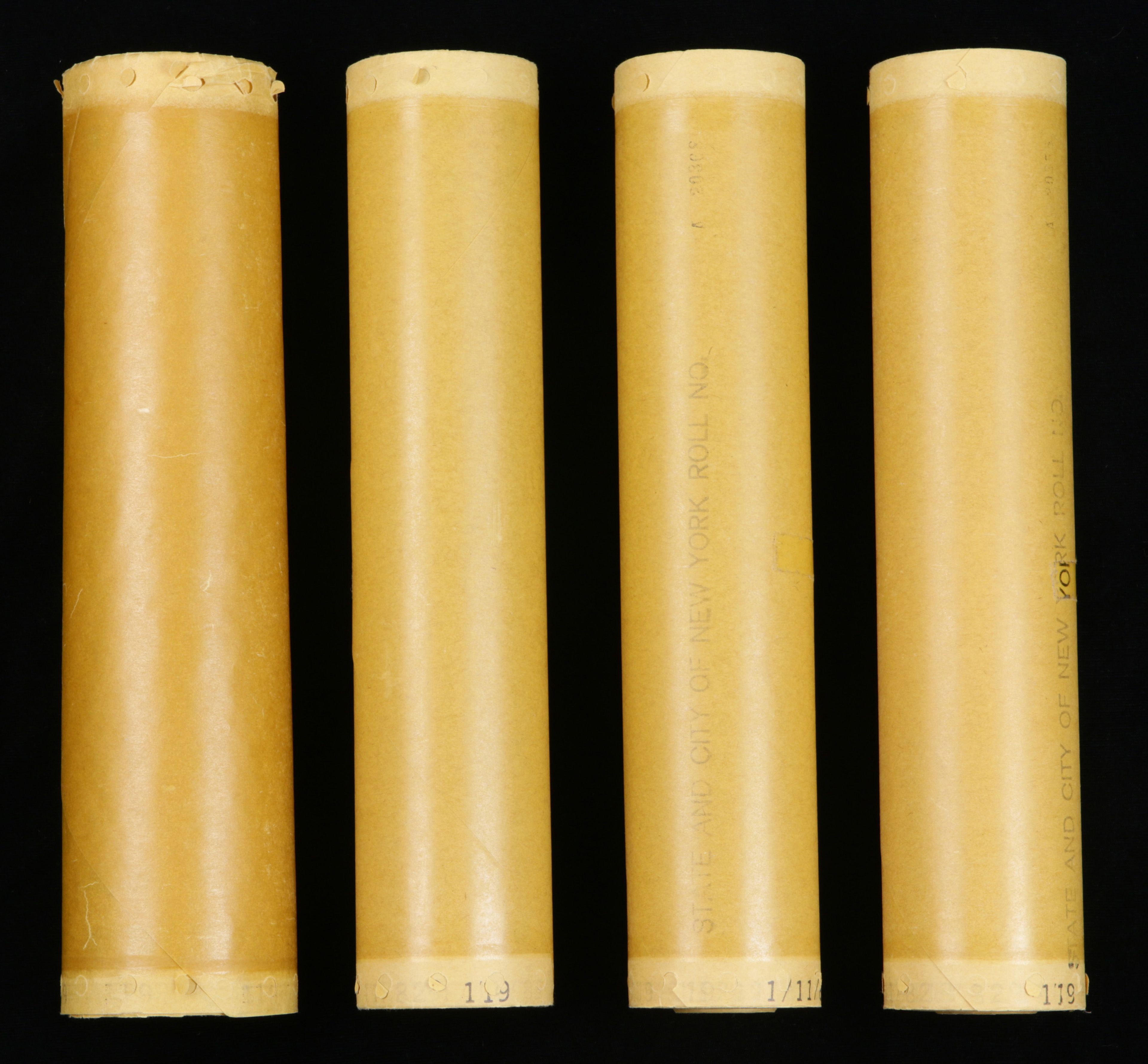 (LOT OF 4) ORIGINAL ROLLS OF NEW