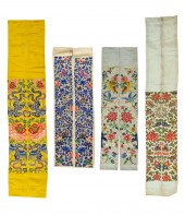 (LOT OF 4) PAIRS OF CHINESE EM