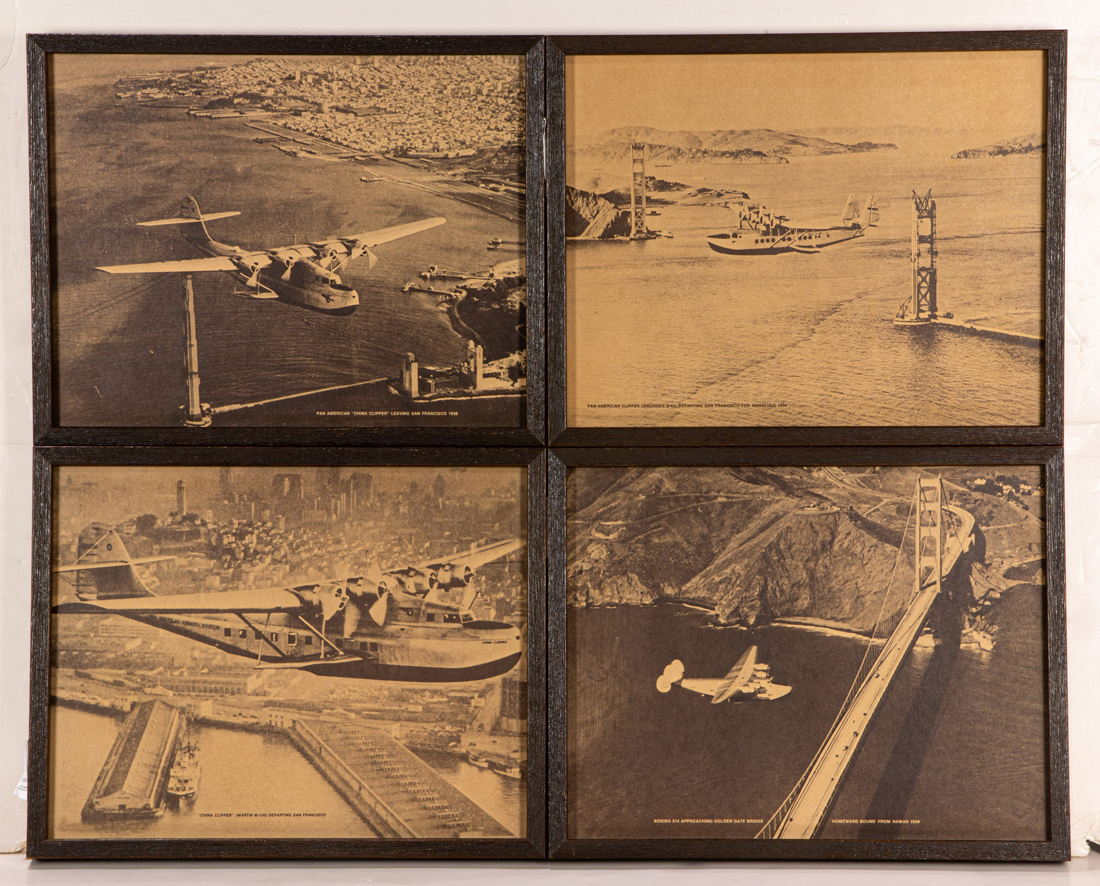 (LOT OF 4) PHOTOGRAPHIC REPRINTS OF