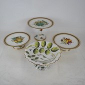 LOT OF 4 PORCELAIN TAZZAS, INC