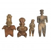 (LOT OF 4) PRE-COLUMBIAN COLIM