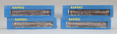 LOT OF 4 RAPIDO TRAINS LIGHTWE