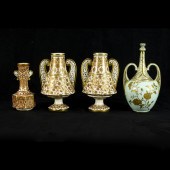 (LOT OF 4) ROYAL CROWN DERBY P