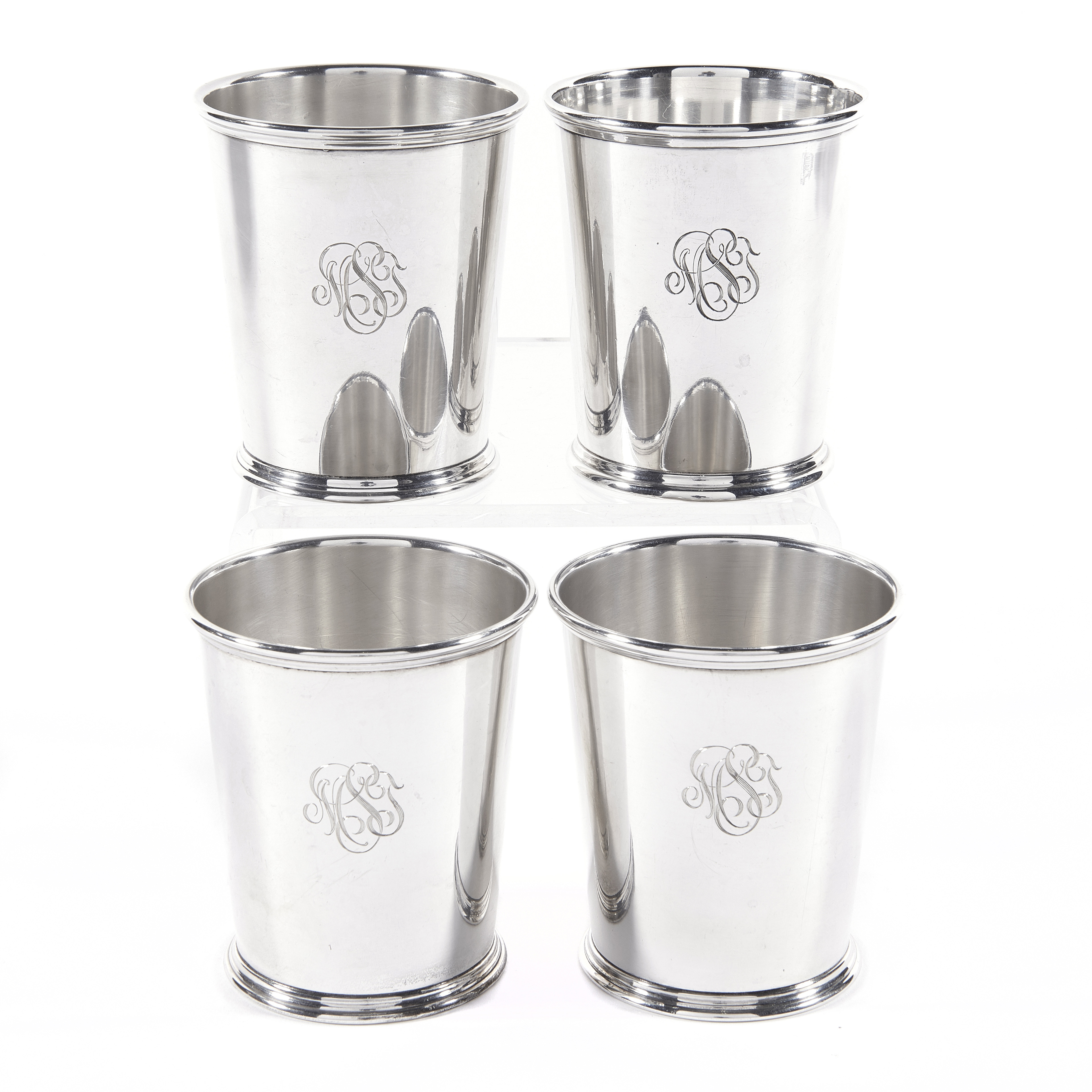 (LOT OF 4) S. KIRK & SON STERLING