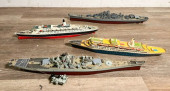 LOT OF 4 SHIPS - QEII/2 AIRCRA